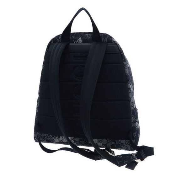 Gucci GG Denim Backpack Navy Blue main image 4